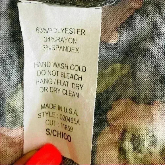 Altar’d State Rayon Blend Gray Floral Cold Shoulder Mini Dress Size S - Picture 9 of 10